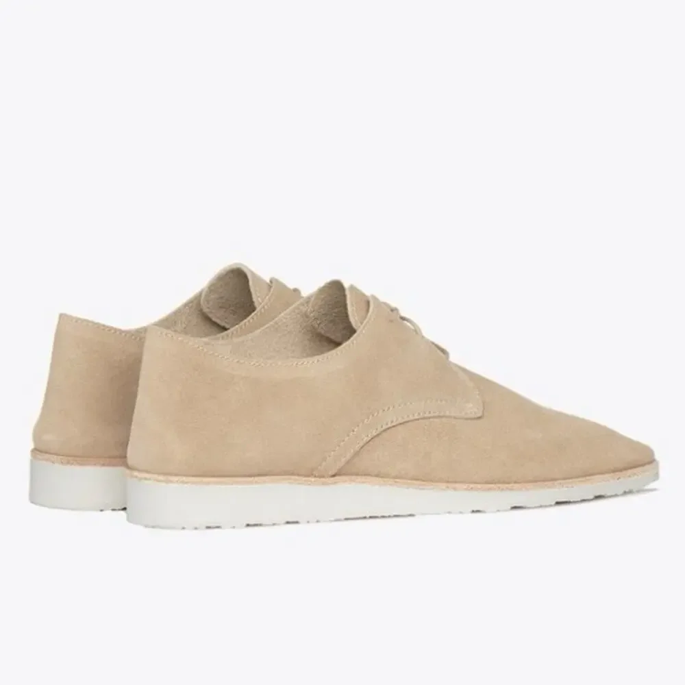 Nisolo Sedona Lightweight Derby Stone Suede Oxfords Women’s Shoes Leather 8.5 - Picture 4 of 10